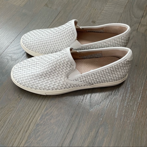 J/Slide woven white loafer sneakers -sz 7 - Picture 2 of 5